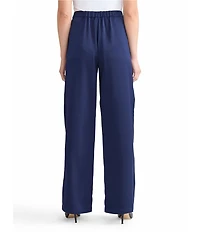 MISOOK x Lani Lynn Crepe De Chine High Rise Wide Leg Pants