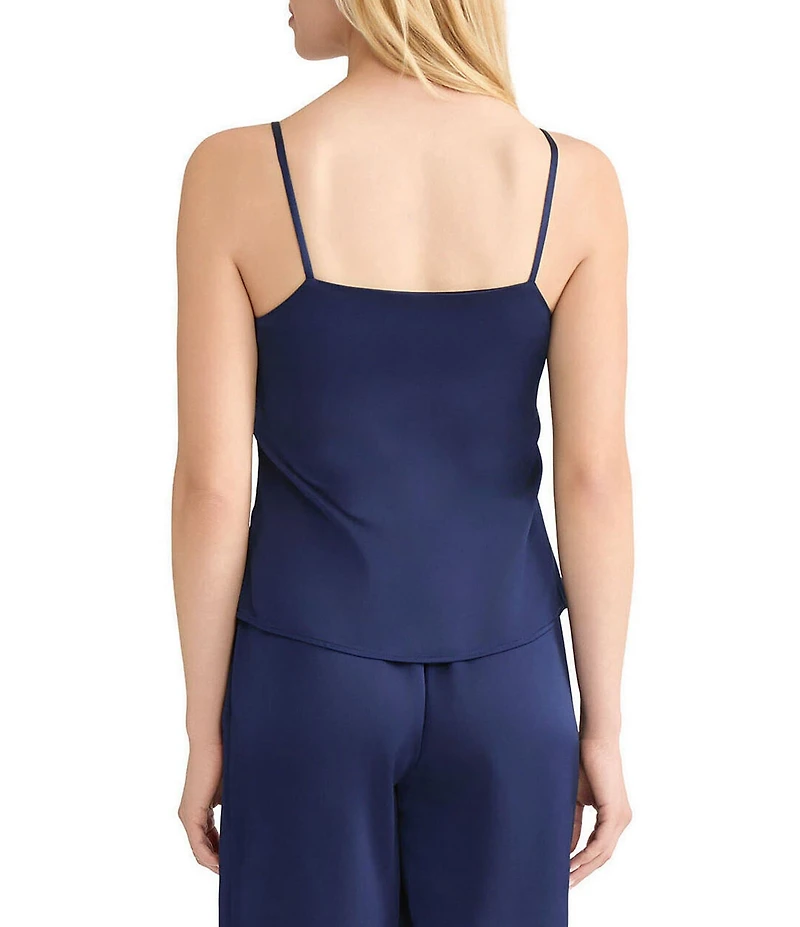MISOOK x Lani Lynn Crepe De Chine Square Neck Sleeveless Cami