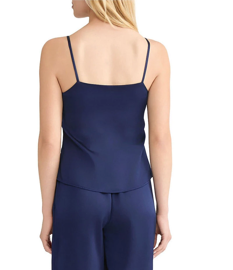 MISOOK x Lani Lynn Crepe De Chine Square Neck Sleeveless Cami