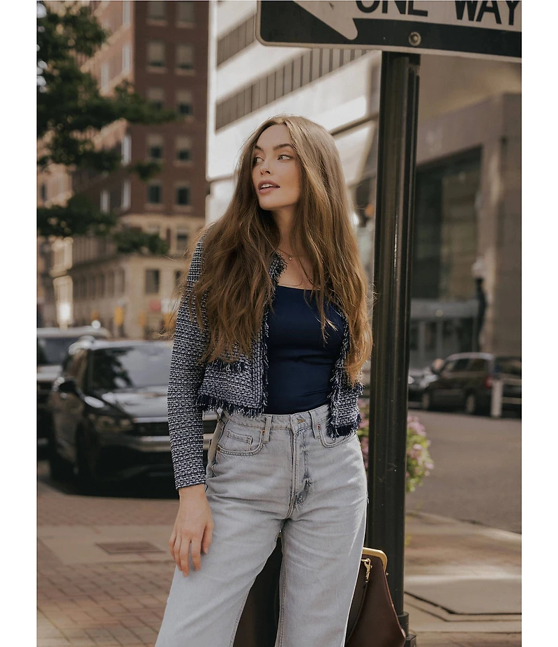 MISOOK x Lani Lynn Crepe De Chine Square Neck Sleeveless Cami