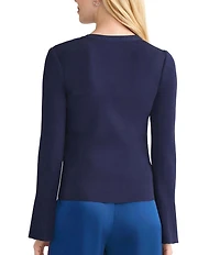 MISOOK x Lani Lynn Knit V-Neck Long Bell Sleeve Cardigan