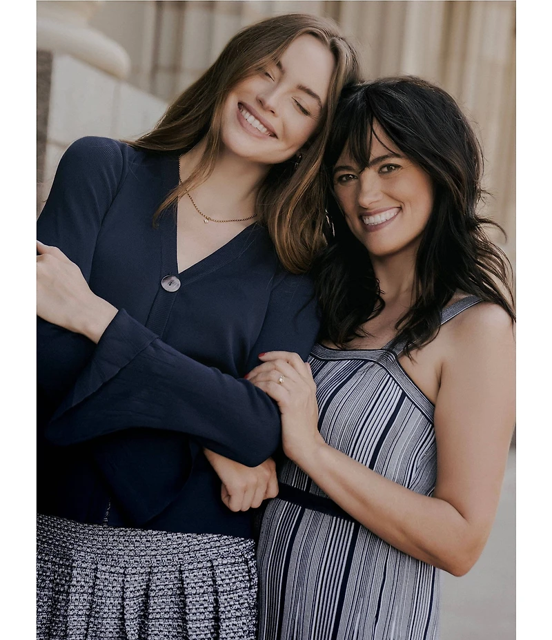 MISOOK x Lani Lynn Knit V-Neck Long Bell Sleeve Cardigan