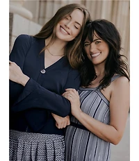 MISOOK x Lani Lynn Pleated Knit Drop Waist Mini Skirt