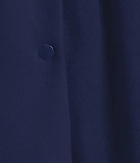 Miss Elaine Long Sleeve Round Neck Micro Fleece Short Snap Robe