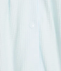 Miss Elaine Petite Brushed Waffle Solid Short Snap Robe