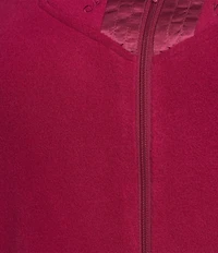 Miss Elaine Plus Size Long Sleeve V Neck Micro Fleece Long Zip Robe