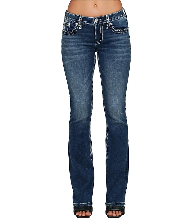 Miss Me Caroline Stitched Boocut Jeans