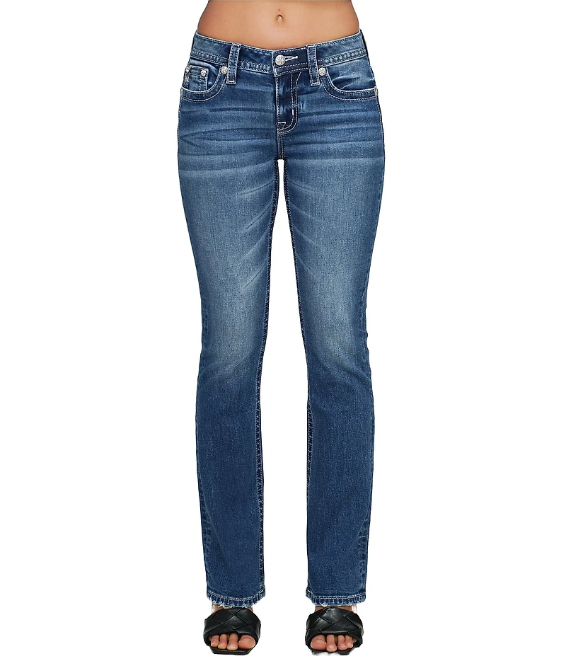 Miss Me Drmcthr Mr Slim Boot Cut Jeans