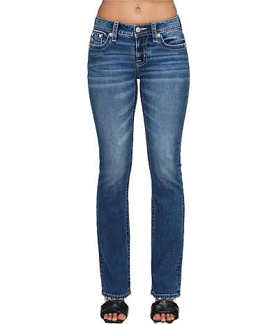 Miss Me Drmcthr Mr Slim Boot Cut Jeans