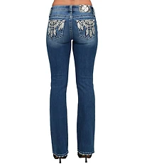 Miss Me Drmcthr Mr Slim Boot Cut Jeans
