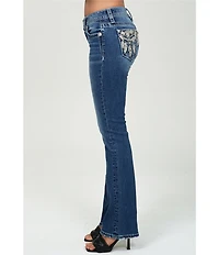 Miss Me Drmcthr Mr Slim Boot Cut Jeans