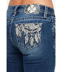 Miss Me Drmcthr Mr Slim Boot Cut Jeans
