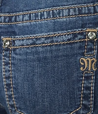 Miss Me Horse Embroidered Mid Rise Bootcut Jeans