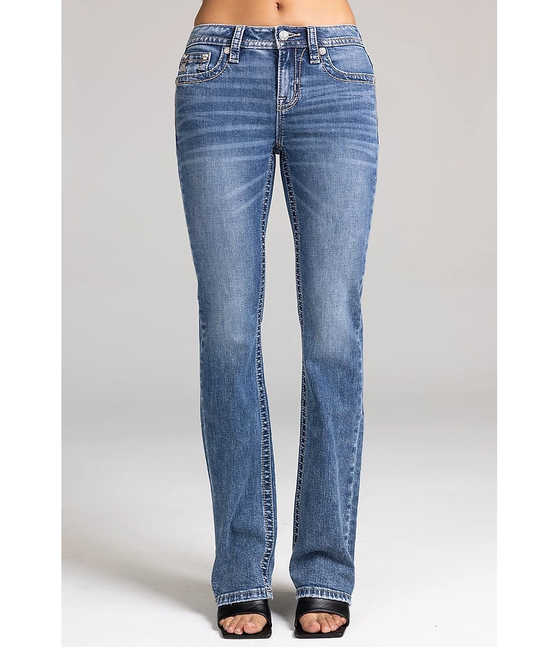 Miss Me Mid Rise Bootcut Jeans