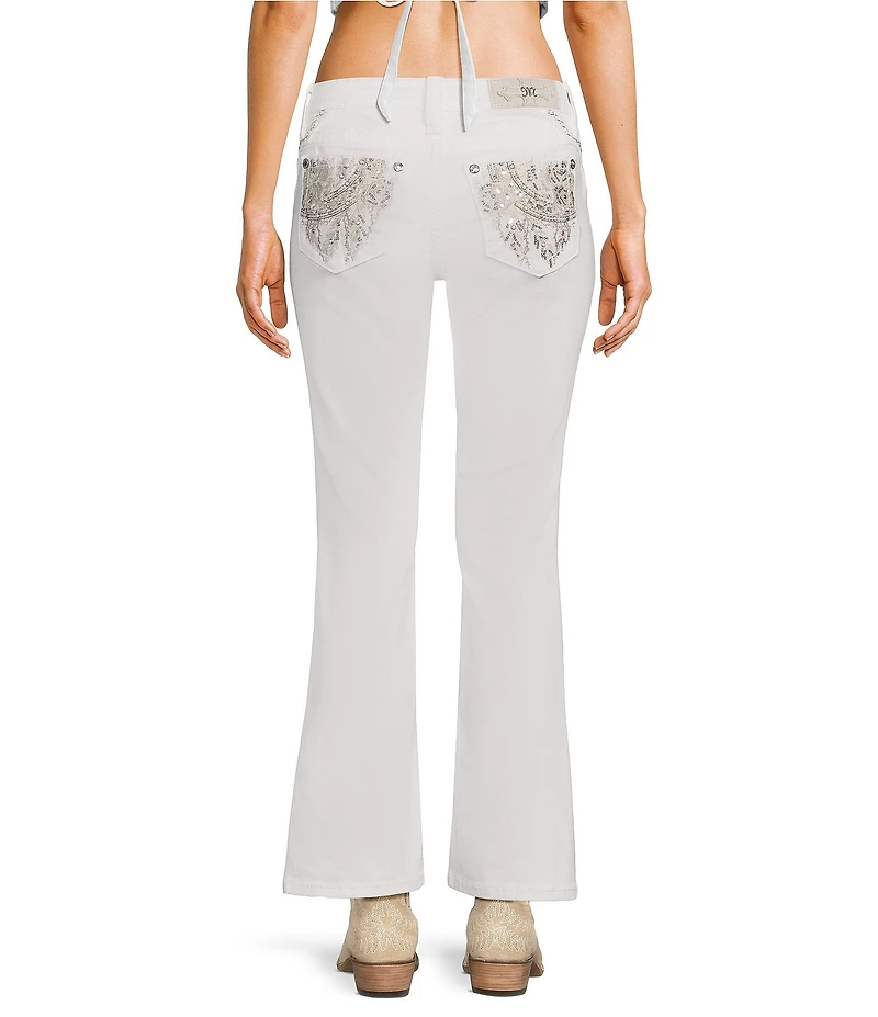 Miss Me Mid Rise Dream Catcher 30#double; Bootcut Jeans