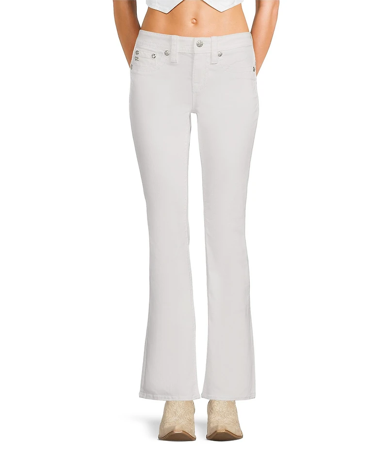 Miss Me Mid Rise Dream Catcher 30#double; Bootcut Jeans