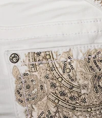 Miss Me Mid Rise Dream Catcher 34#double; Bootcut Jeans