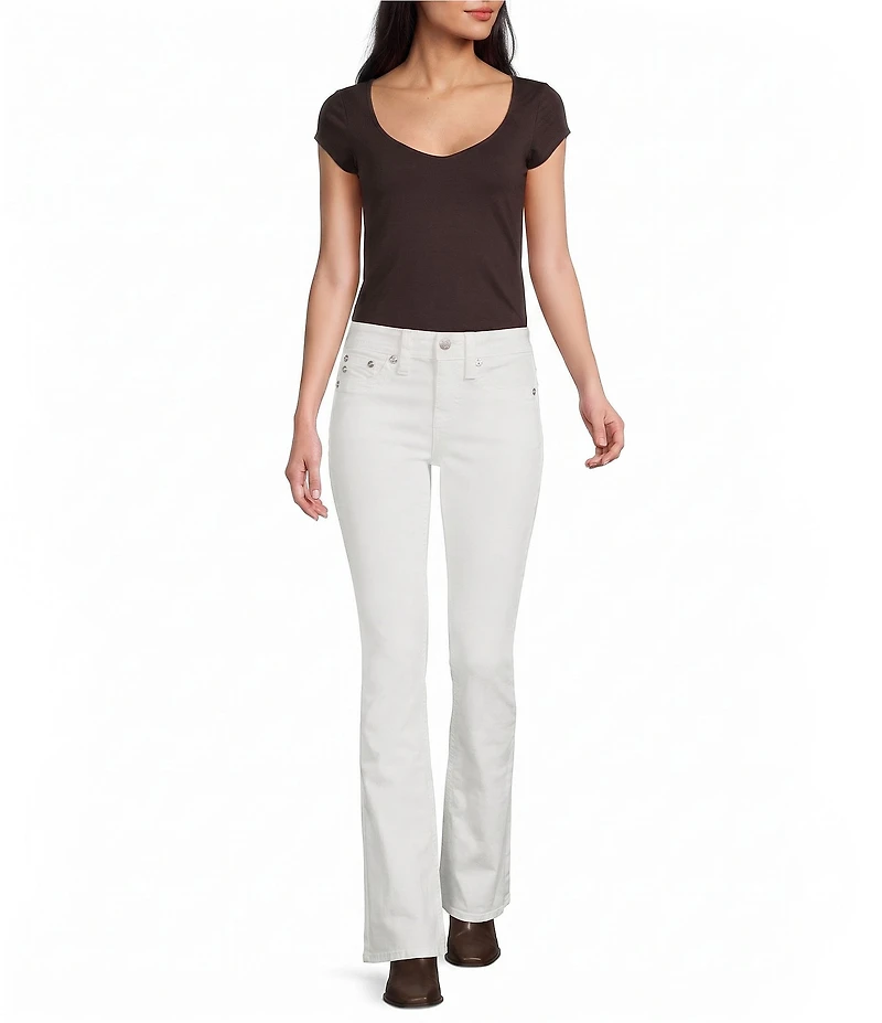Miss Me Mid Rise Dream Catcher 34#double; Bootcut Jeans