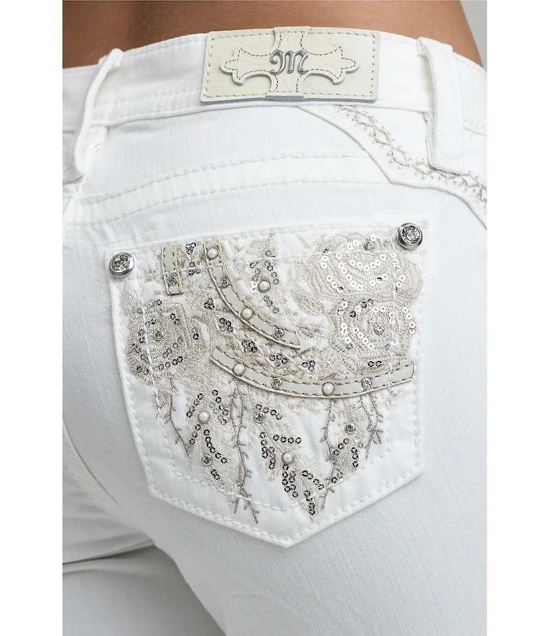 Miss Me Mid Rise Dream Catcher Bootcut Jeans