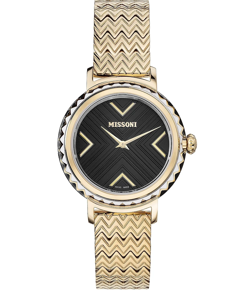 Missoni Chevron Joyful Textured Bracelet Watch