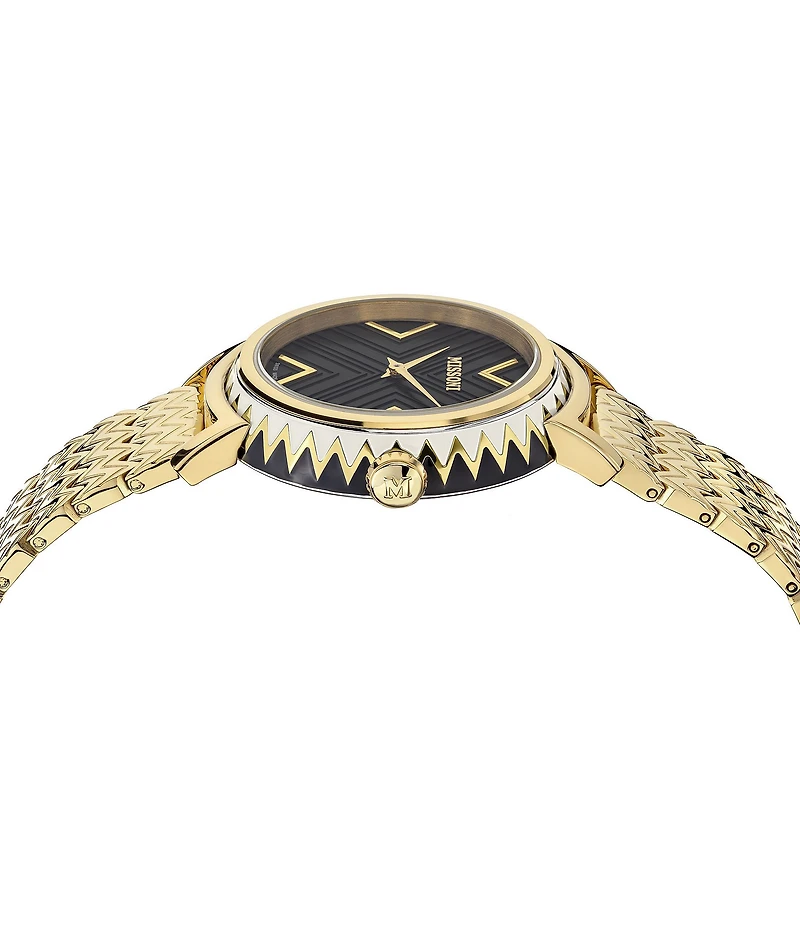 Missoni Chevron Joyful Textured Bracelet Watch