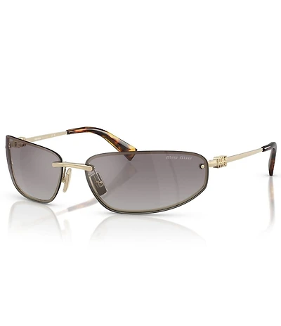 Miu Miu Women's A50S 69mm Oval Sunglasses