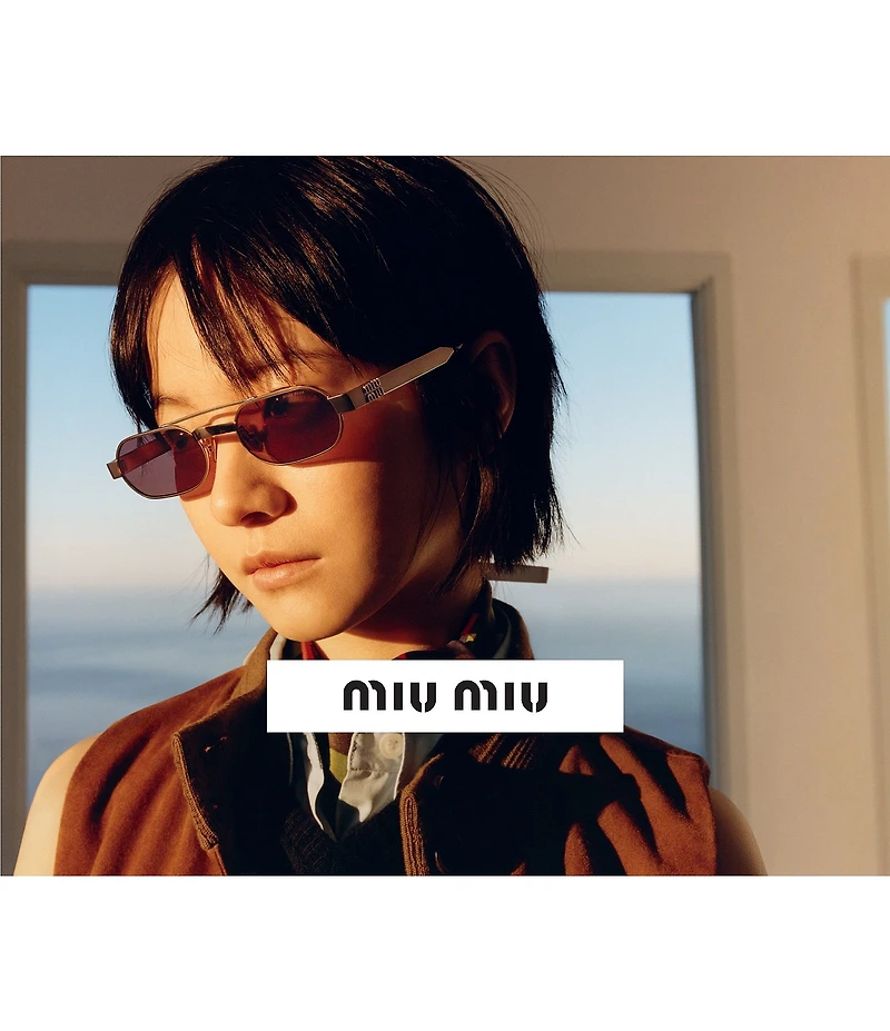 Miu Miu Women's B52S 52mm Retro Oval Sunglasses