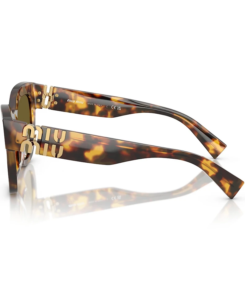 Miu Miu Women's MU 01YS51-Y 51mm Havana Square Sunglasses