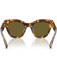 Miu Miu Women's MU 01YS51-Y 51mm Havana Square Sunglasses