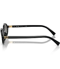 Miu Miu Women's MU 04ZS50-X 50mm Oval Sunglasses