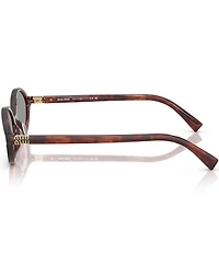 Miu Miu Women's MU 04ZSF 50mm Oval Sunglasses
