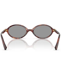 Miu Miu Women's MU 04ZSF 50mm Oval Sunglasses