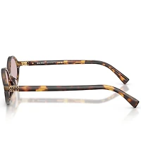 Miu Miu Women's MU 04ZSF 50mm Oval Sunglasses