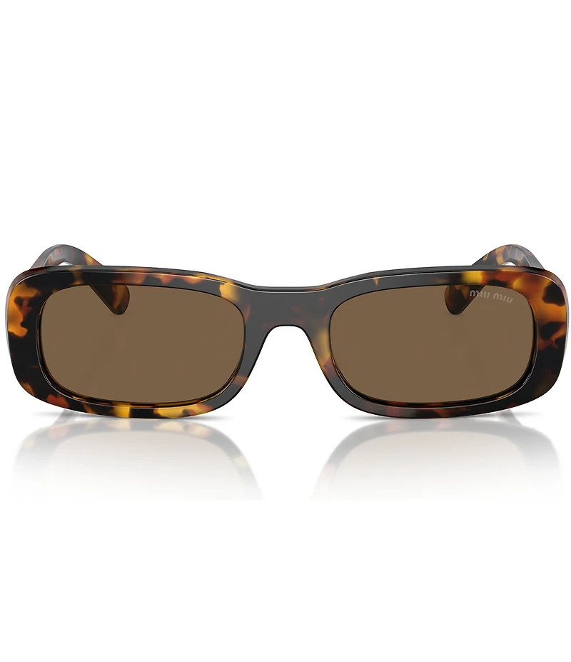 Miu Miu Women's MU 08ZS53-X 53mm Havana Rectangle Sunglasses