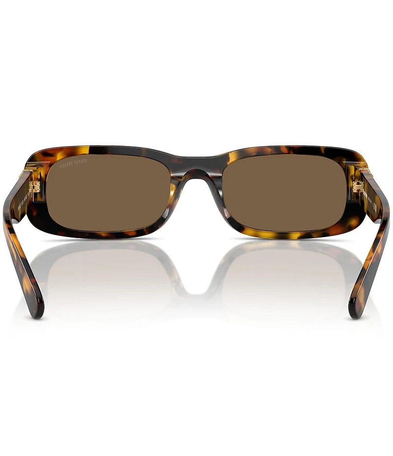 Miu Miu Women's MU 08ZS53-X 53mm Havana Rectangle Sunglasses