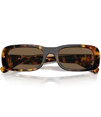 Miu Miu Women's MU 08ZS53-X 53mm Havana Rectangle Sunglasses