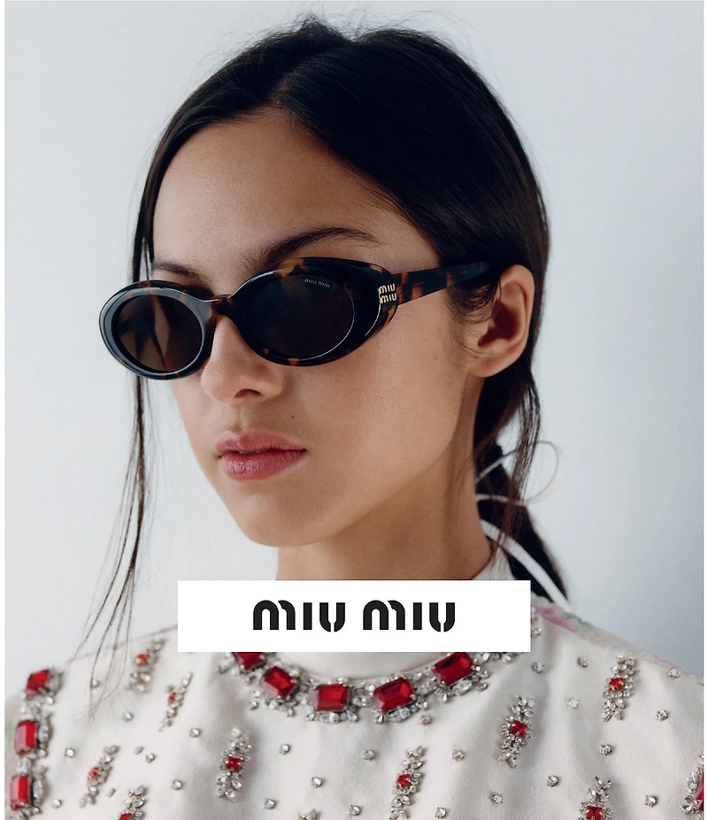 Miu Miu Women's MU 09SF 52mm Retro Oval Sunglasses
