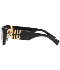 Miu Miu Women's MU 09WS53-X 53mm Rectangle Sunglasses