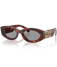 Miu Miu Women's MU 11WS54-X 54mm Oval Sunglasses