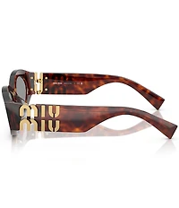 Miu Miu Women's MU 11WS54-X 54mm Oval Sunglasses