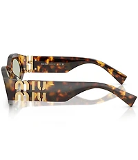 Miu Miu Women's MU 11WS54-X 54mm Oval Sunglasses