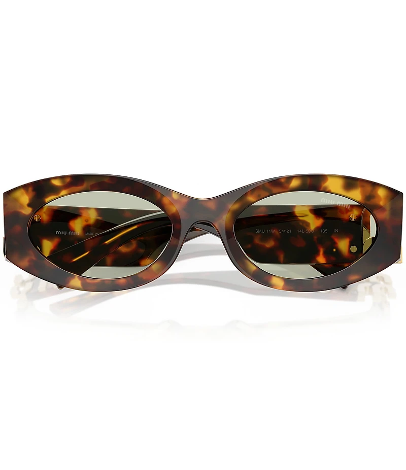 Miu Miu Women's MU 11WS54-X 54mm Oval Sunglasses