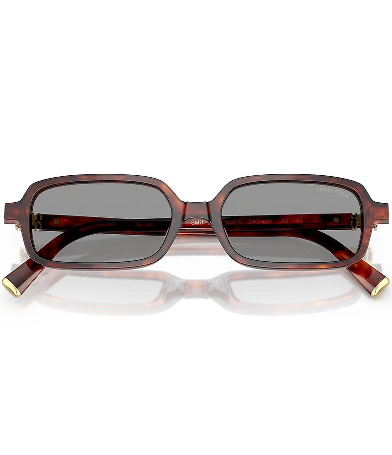 Miu Miu Women's MU 11ZSF 52mm Rectangle Sunglasses
