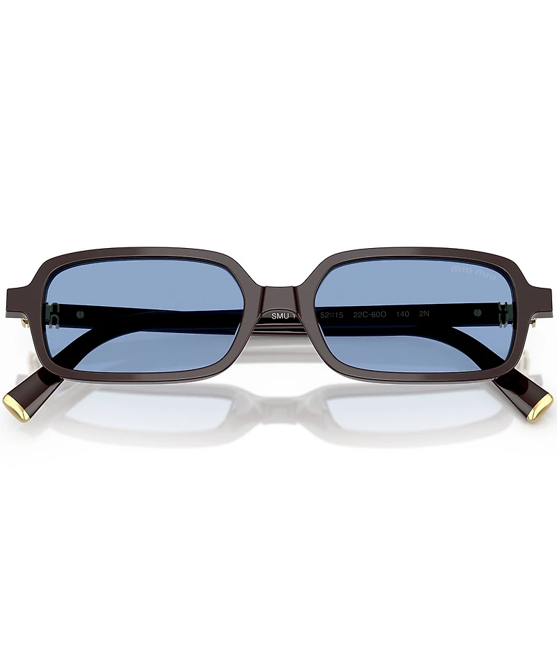 Miu Miu Women's MU 11ZSF 52mm Rectangle Sunglasses