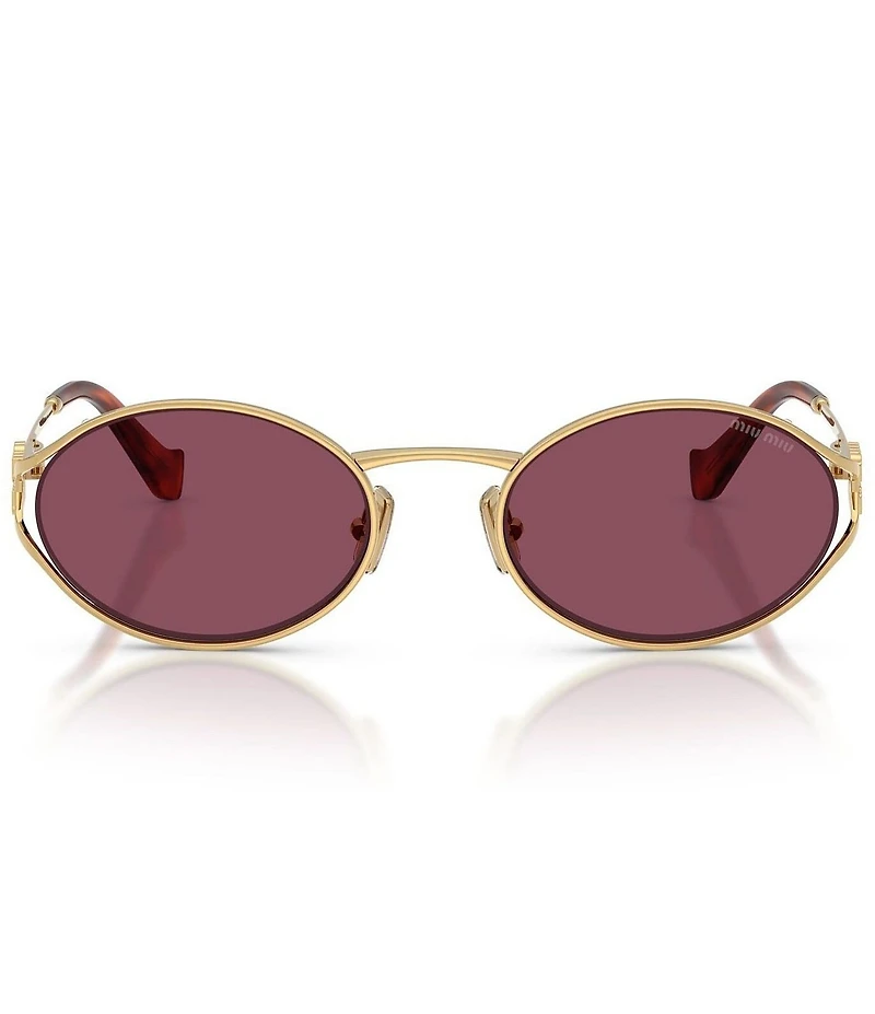 Miu Miu Women's MU 52YS 54mm Oval Sunglasses