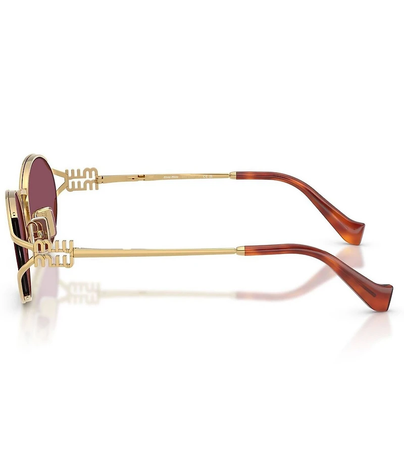 Miu Miu Women's MU 52YS 54mm Oval Sunglasses