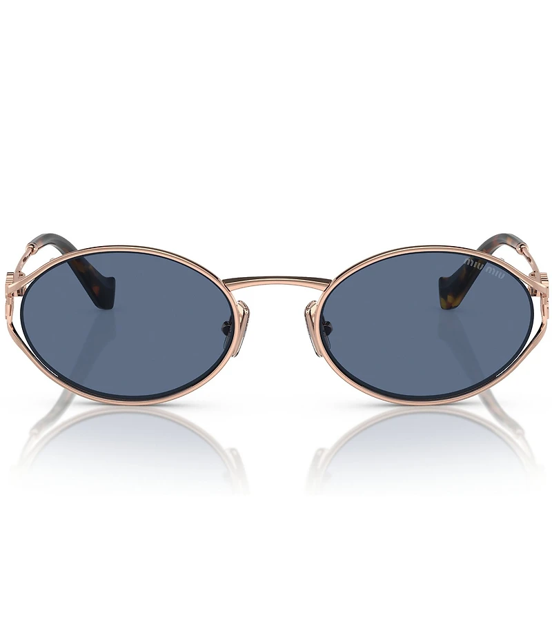 Miu Miu Women's MU 52YS54-X 54mm Oval Mirrored Sunglasses