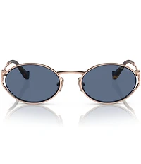 Miu Miu Women's MU 52YS54-X 54mm Oval Mirrored Sunglasses