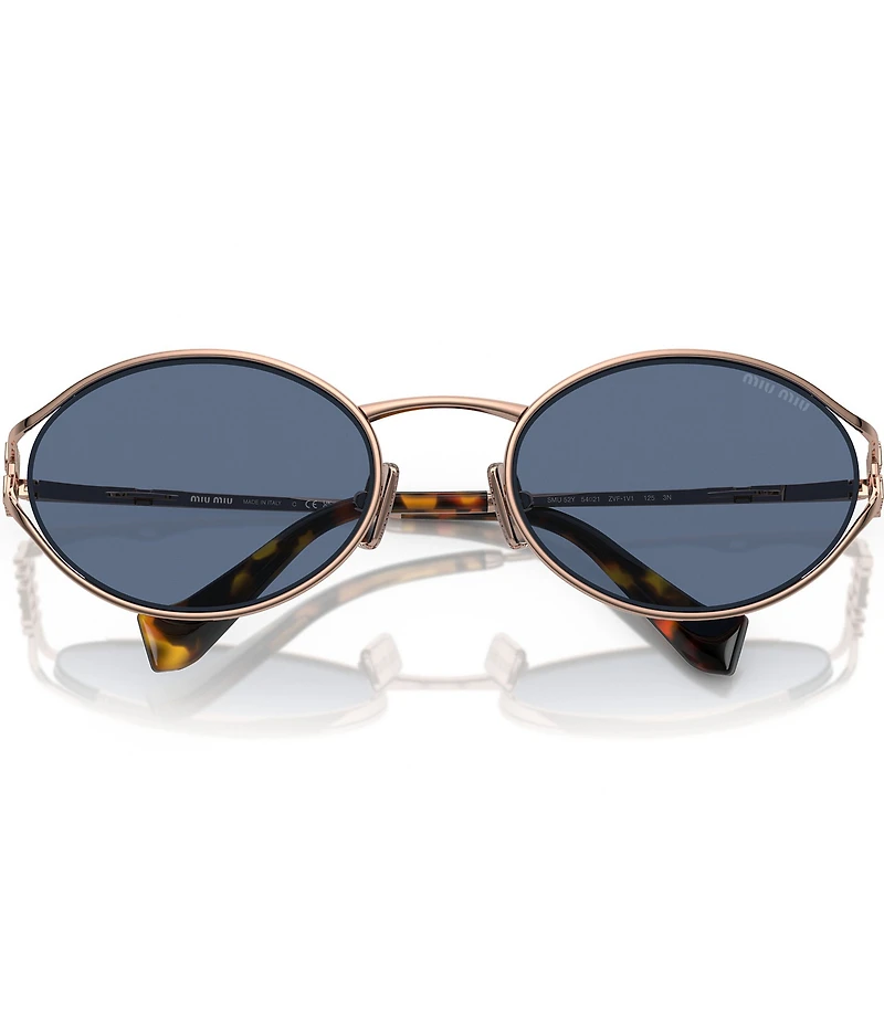 Miu Miu Women's MU 52YS54-X 54mm Oval Mirrored Sunglasses