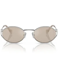 Miu Miu Women's MU 52YS54-X 54mm Oval Mirrored Sunglasses